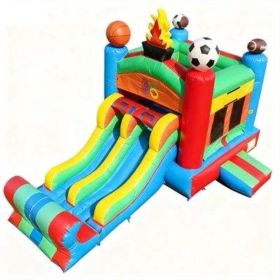 Nafukovacie hry Double Slide Bounce House